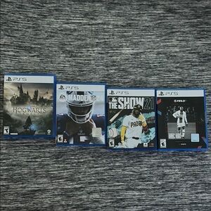 PS5 Game Bundle - Hogwarts Legacy, Madden NFL, MLB The Show, FIFA